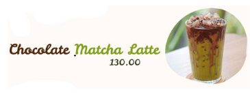 Chocolate Matcha Latte
